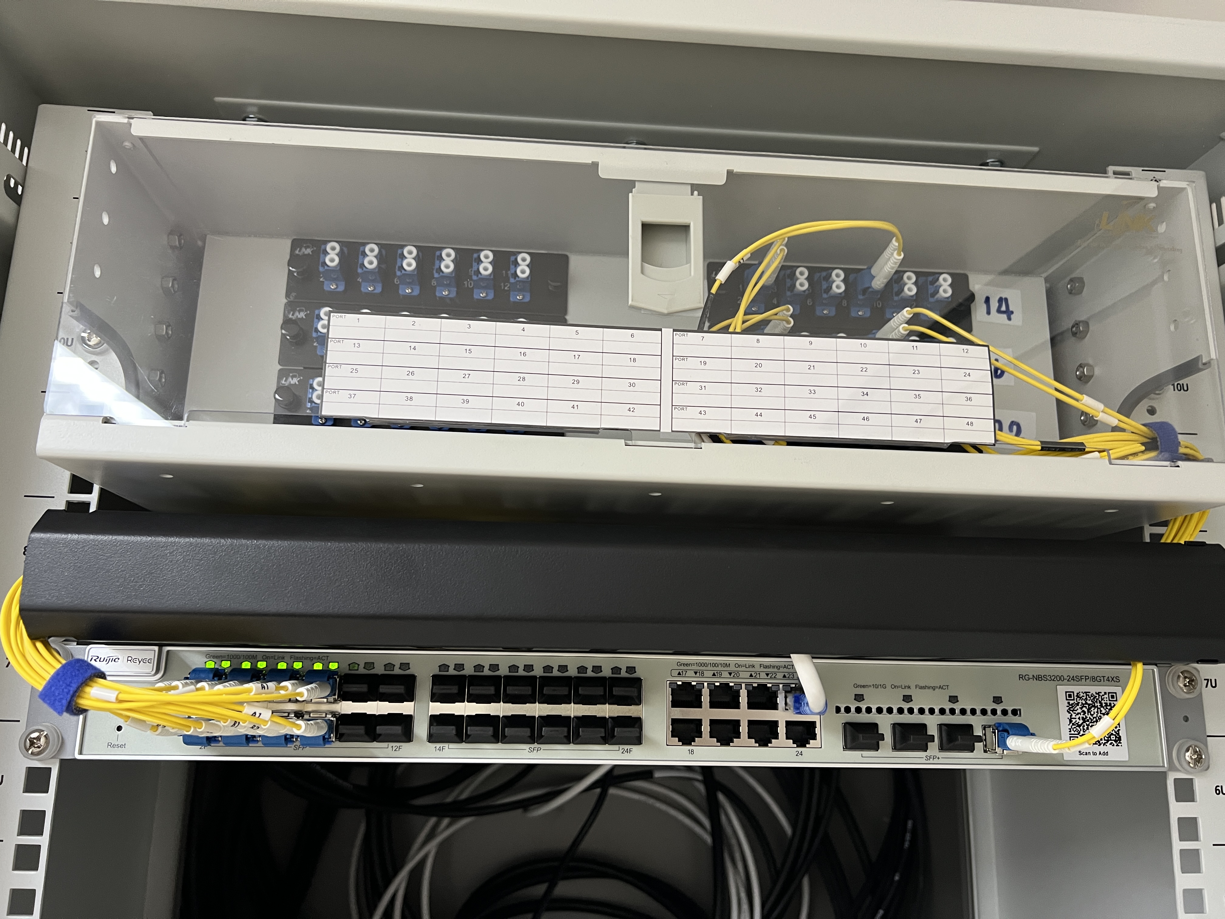 Industrial Fiber Optic Network Installation for Production Lines
