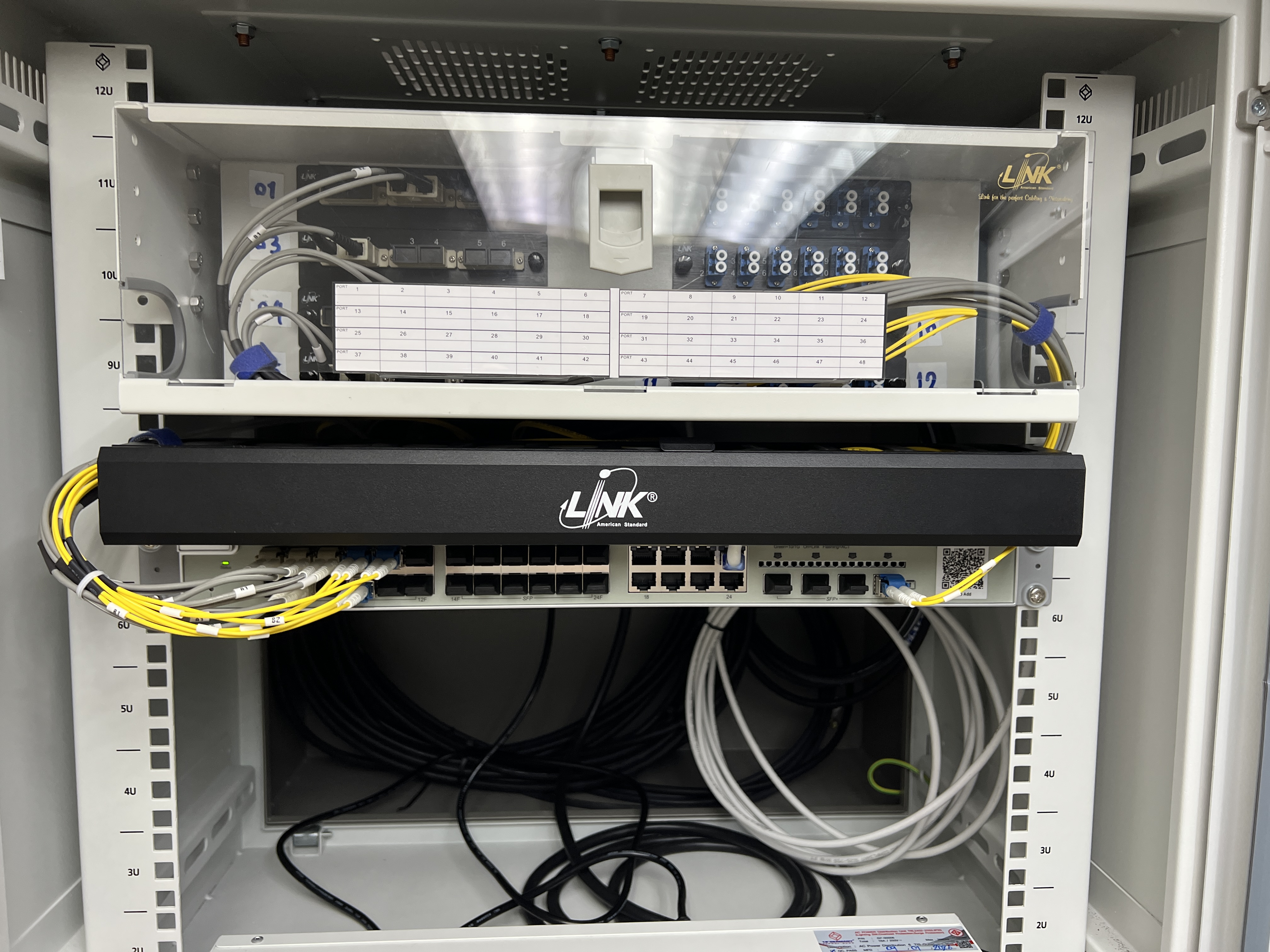 Industrial Fiber Optic Network Installation for Production Lines