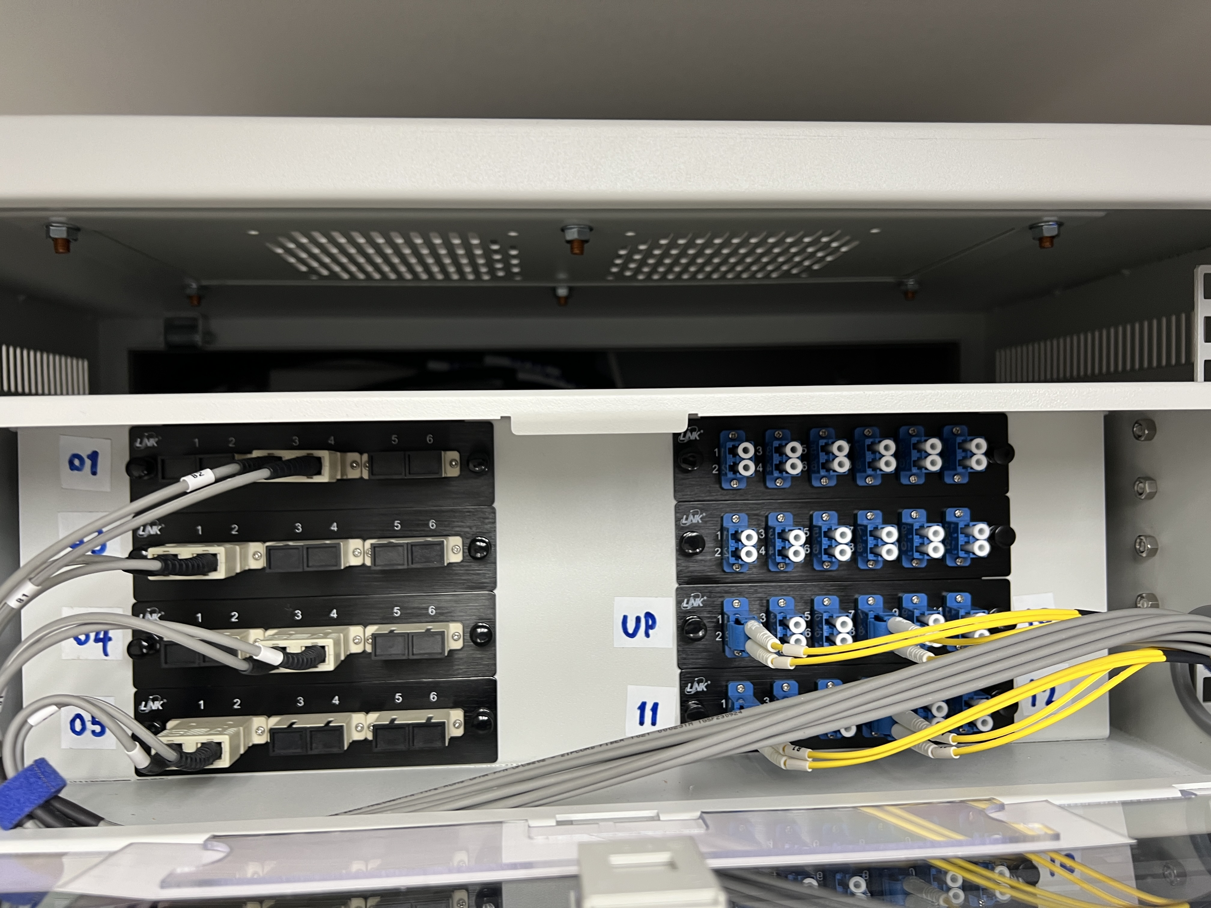 Industrial Fiber Optic Network Installation for Production Lines
