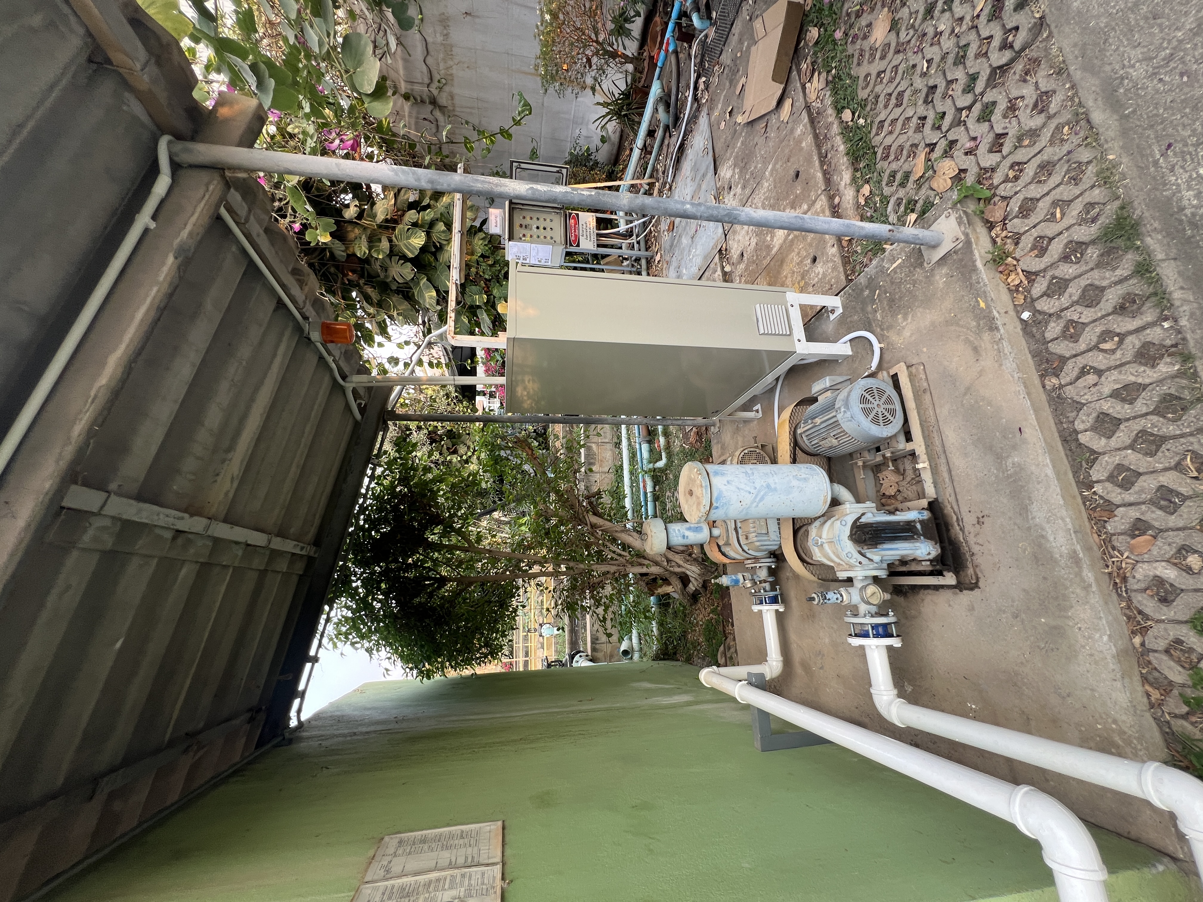 Bio Reactor Control Panel with Mitsubishi PLC & Dual Inverter System
