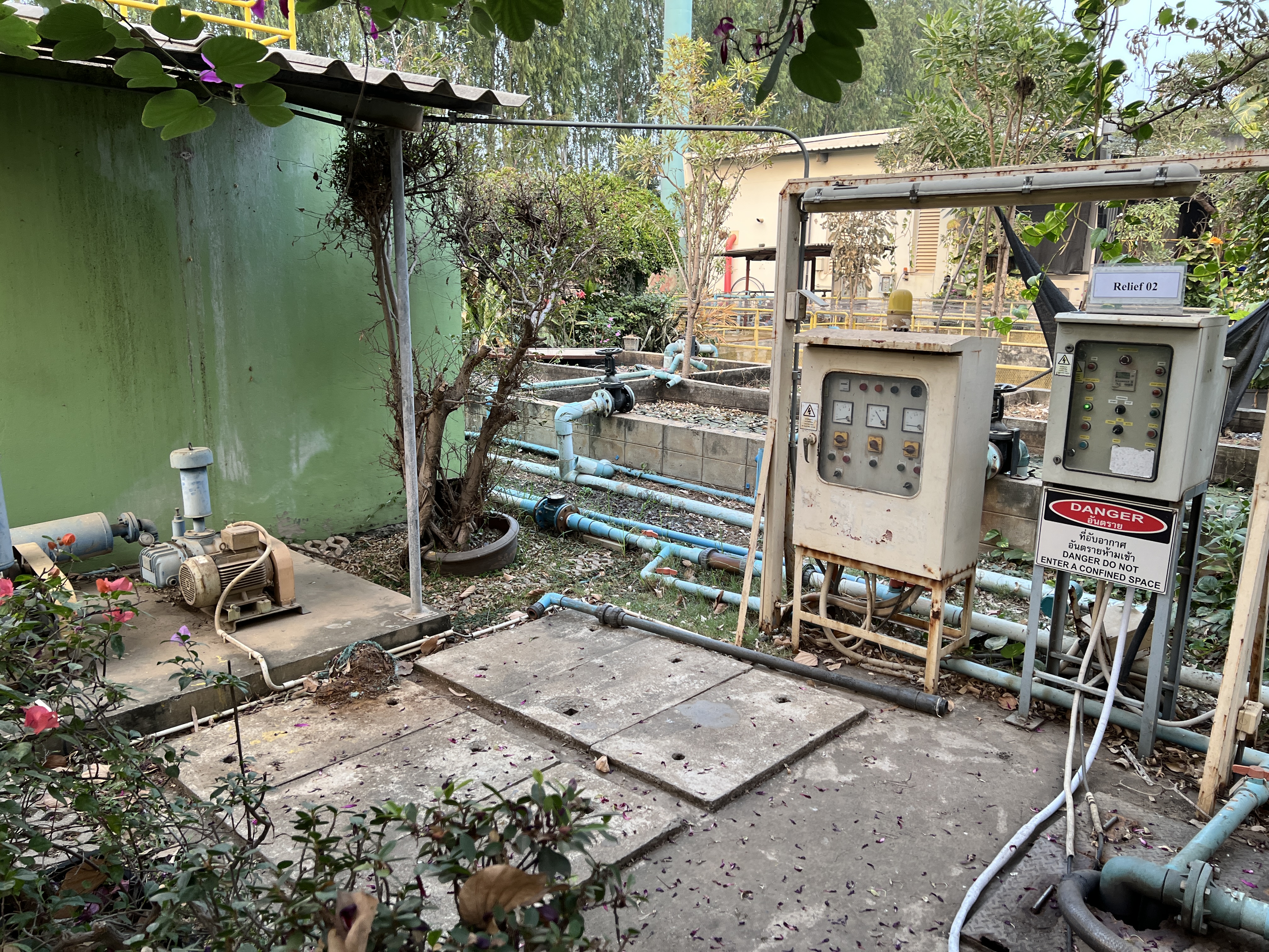 Bio Reactor Control Panel with Mitsubishi PLC & Dual Inverter System