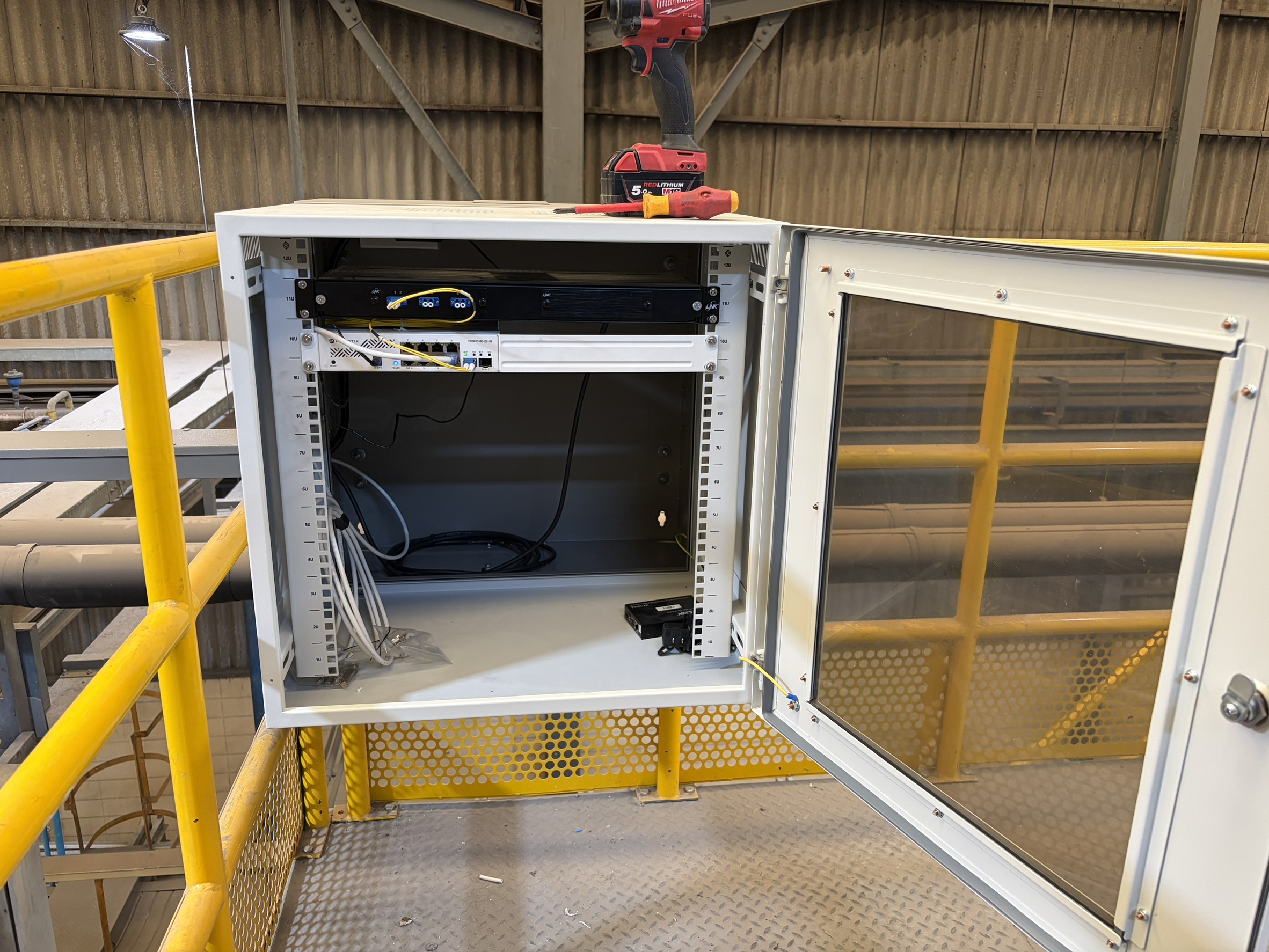 Production Line Fiber Network Cabinet System