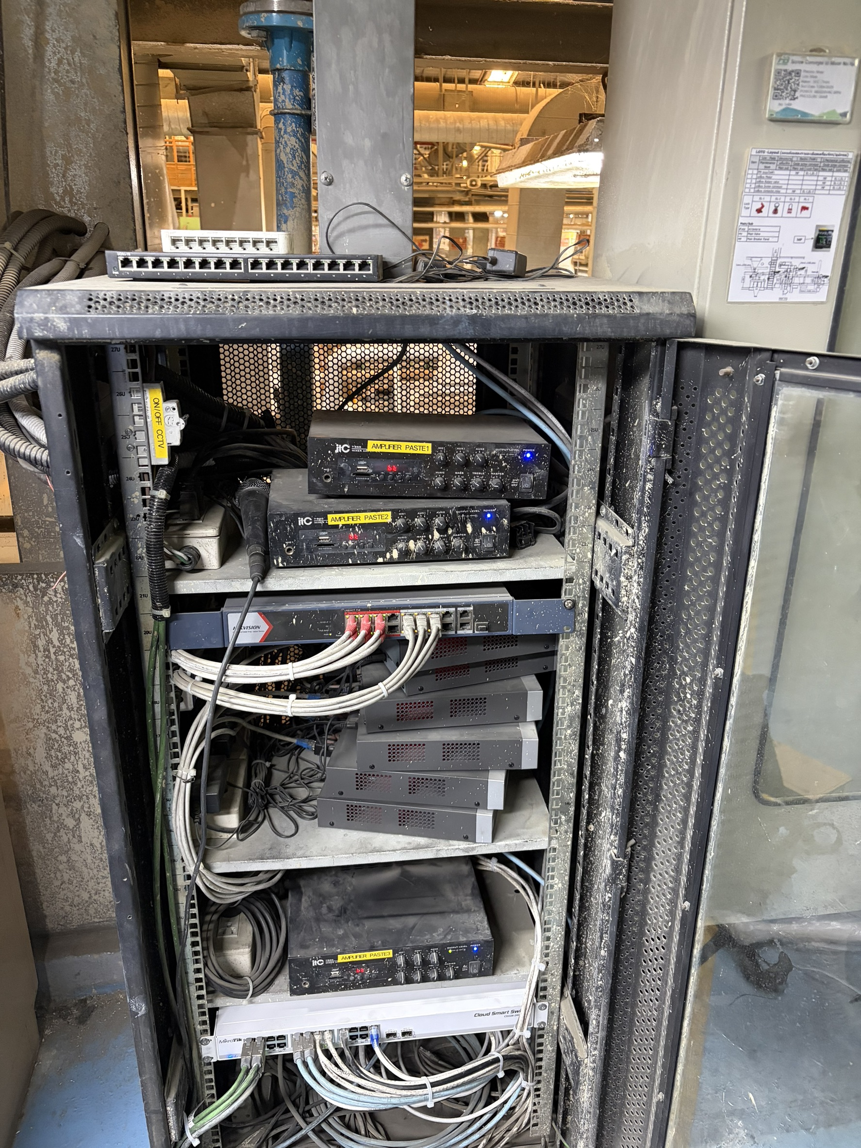 Production Line Fiber Network Cabinet System