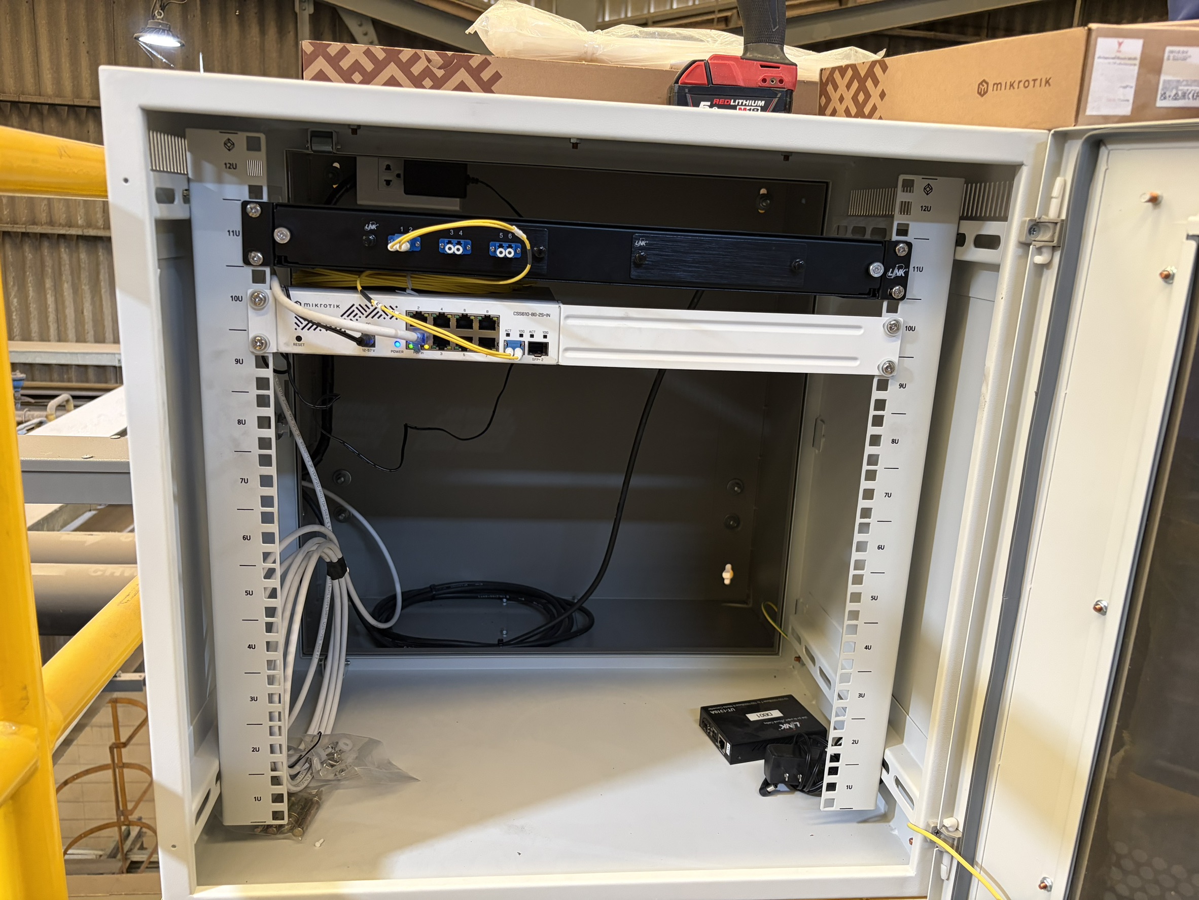 Production Line Fiber Network Cabinet System